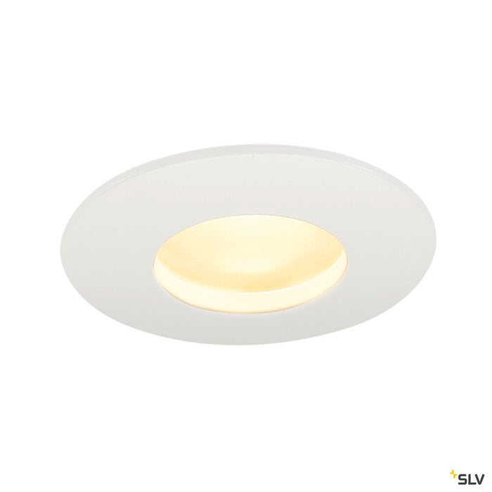 OUT 65, outdoor recessed ceiling light, LED, 3000K, round, white, 38°, 12W, incl. driver