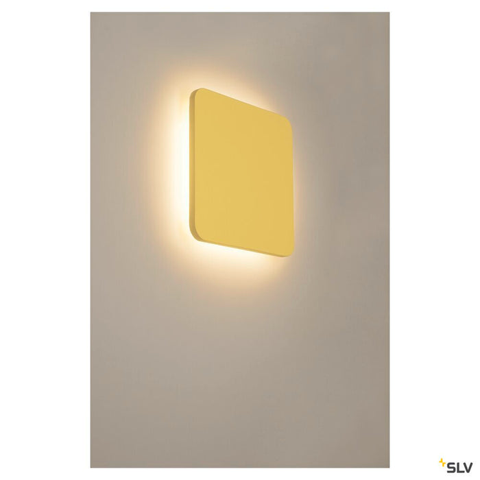 PLASTRA SQUARE, wall light, LED strip, 3000K, square, white plaster max. 10.8 W
