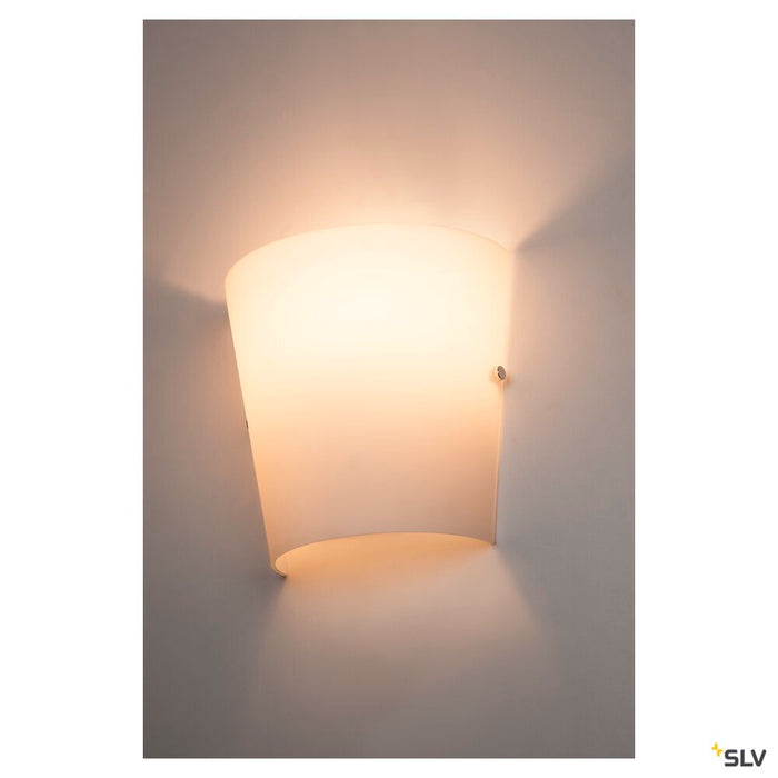 BASKET, wall light, A60, frosted glass, max. 60W