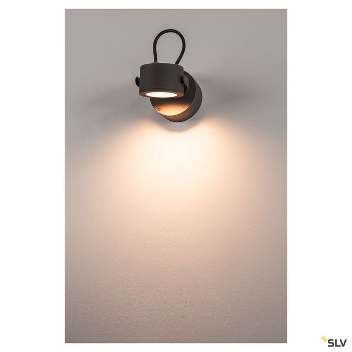 SITRA 360 WL, outdoor wall light, TCR-TSE, IP44, anthracite, max. 9W