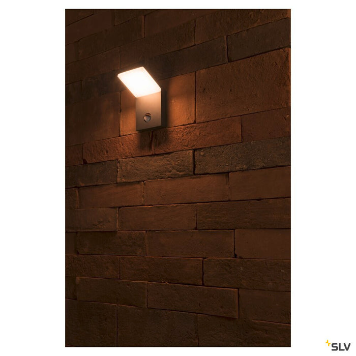 ORDI, outdoor wall light, LED, 3000K, anthracite, with sensor
