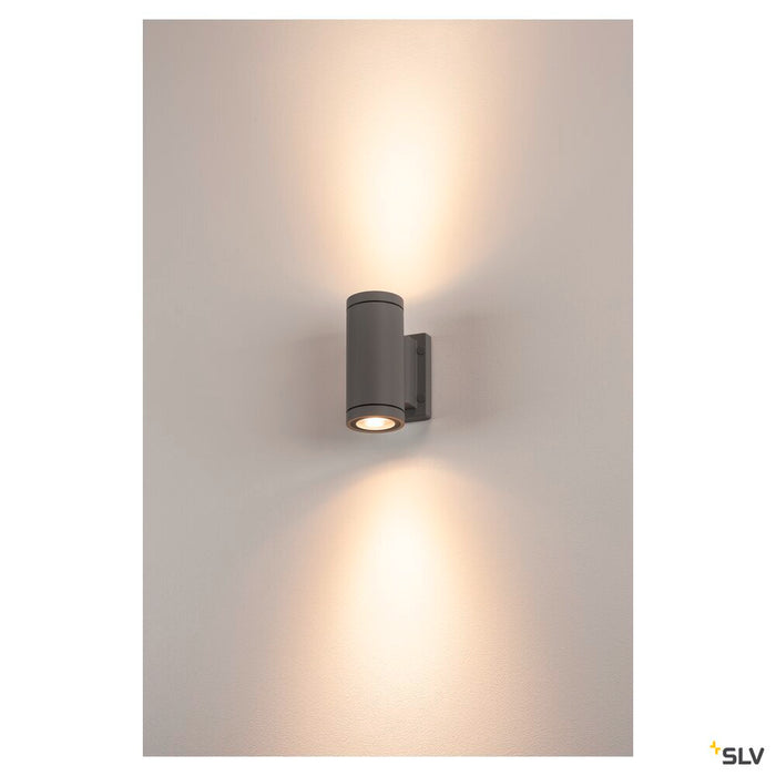 MYRA, outdoor wall light, QPAR51, IP55, up/down, anthracite, max. 70W