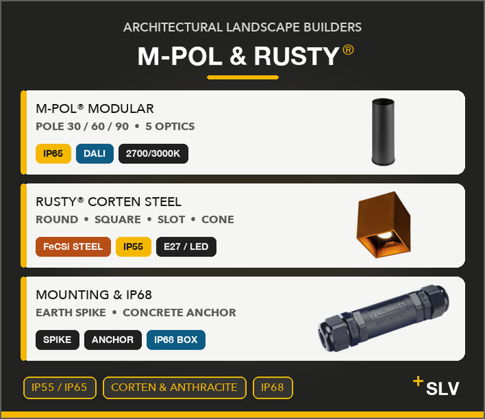 M-POL & RUSTY Outdoor Bollard Configurator